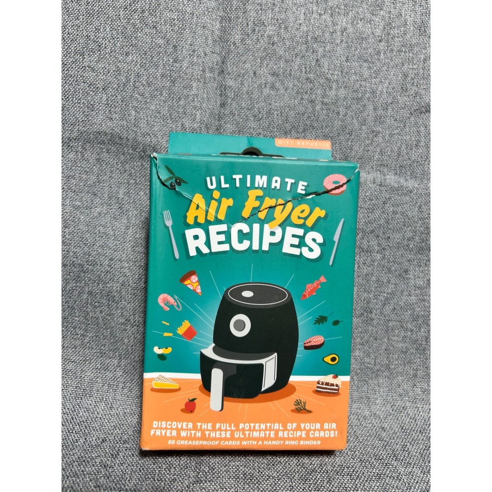 Gift Republic Ultimate Air Fryer Recipes OS Teal 50 Healthy Recipe Cards